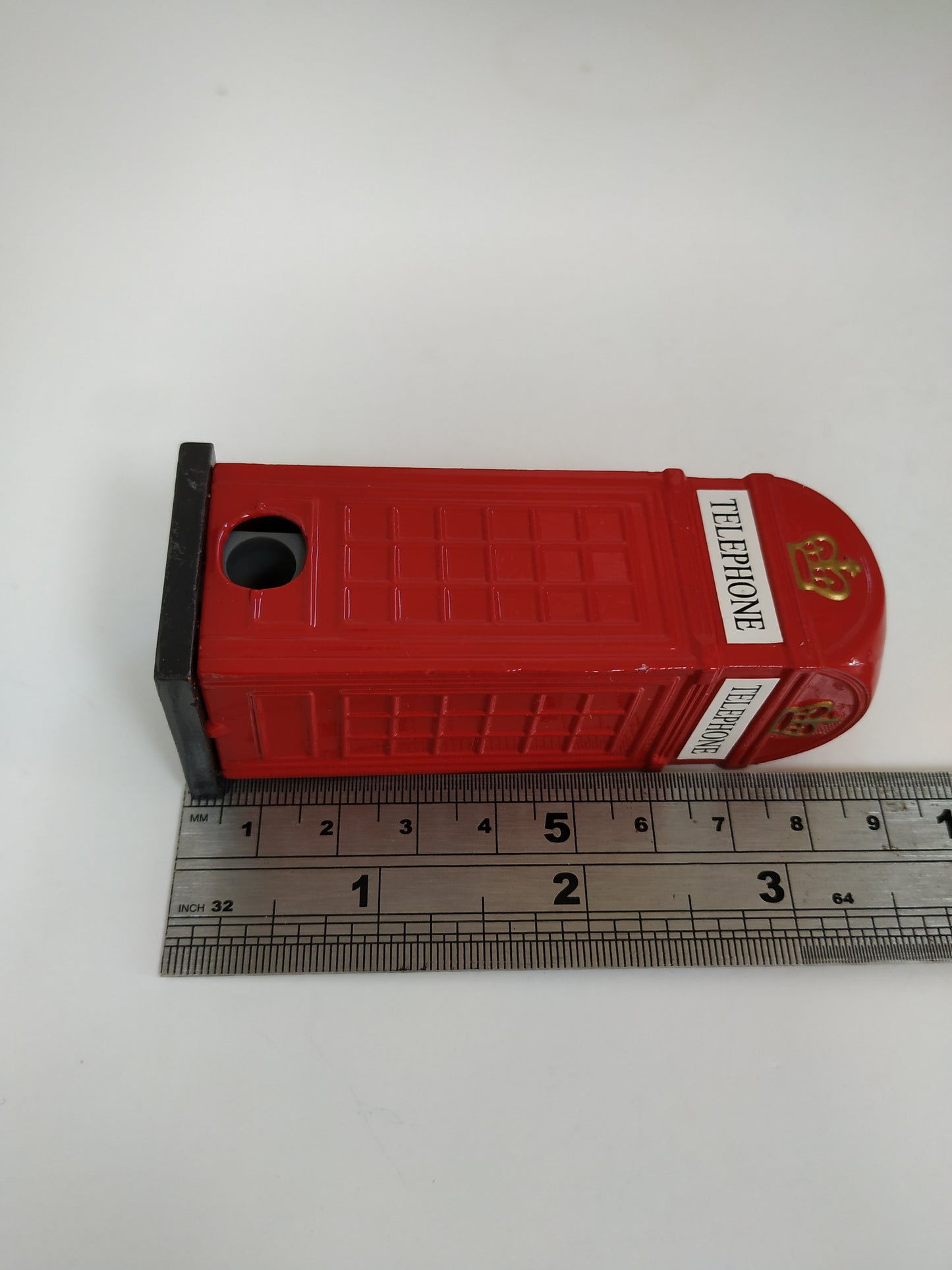 Red Telephone Box Pencil sharpener metal die cast collector miniature display model New Boxed