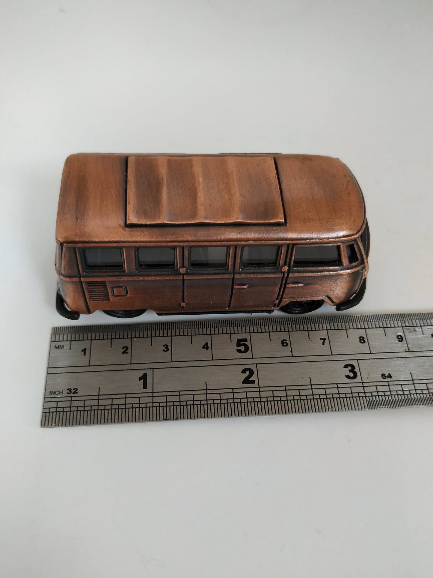 New Camper Van Pencil sharpener metal die cast collector miniature display model New Boxed