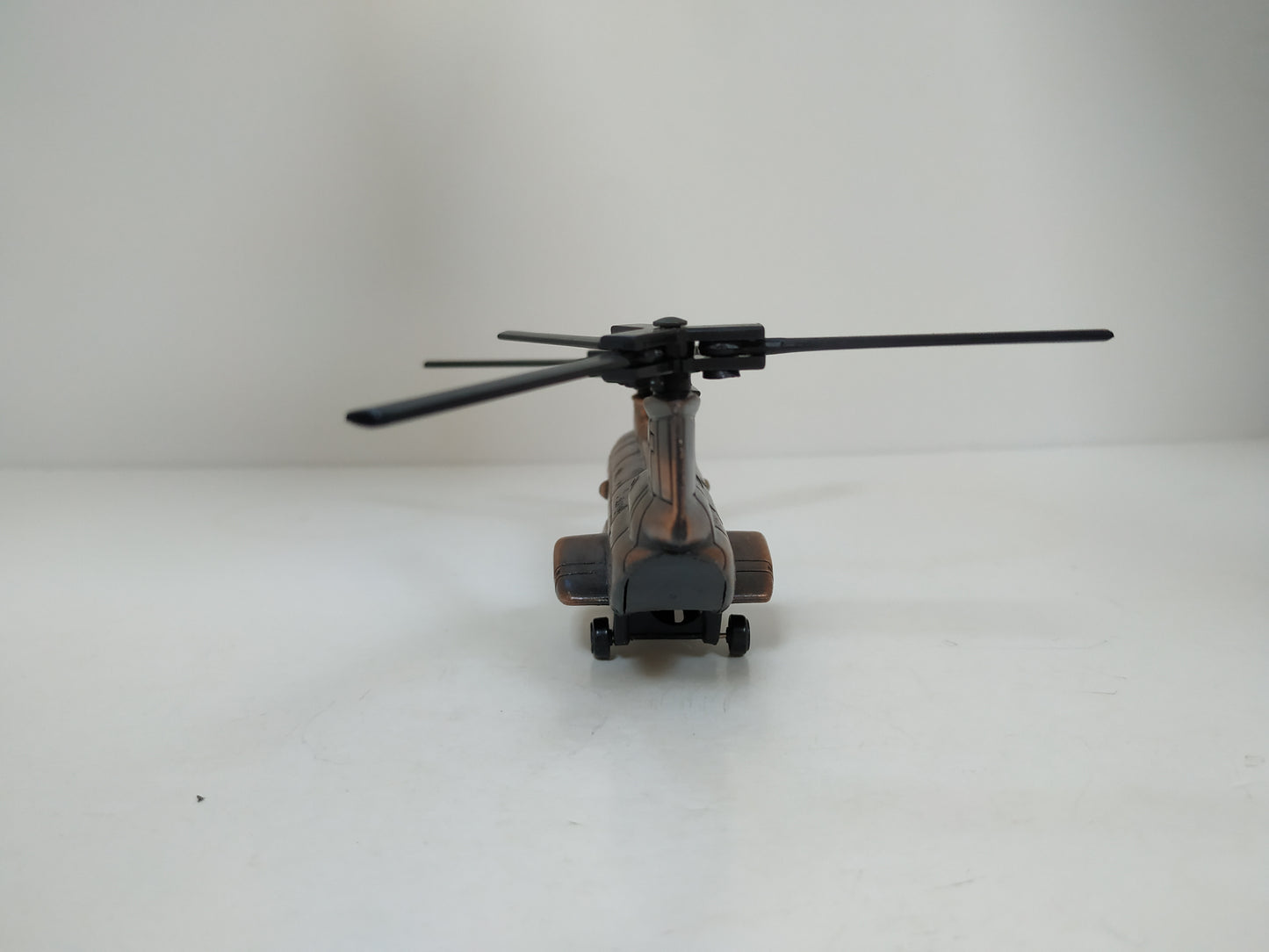 New Double Propellers Helicopter Pencil sharpener metal die cast collector miniature display model New Boxed