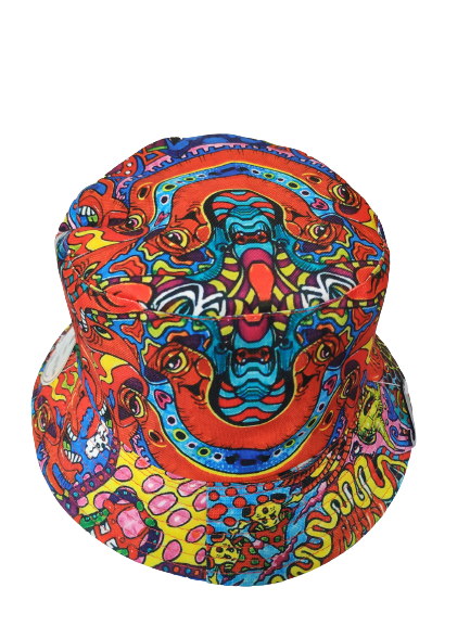 Alien Bucket hat reversible Unisex One size 100% Cotton