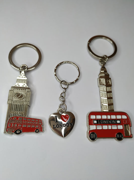 Big Ben London Bus I Love London Keyrings keychains