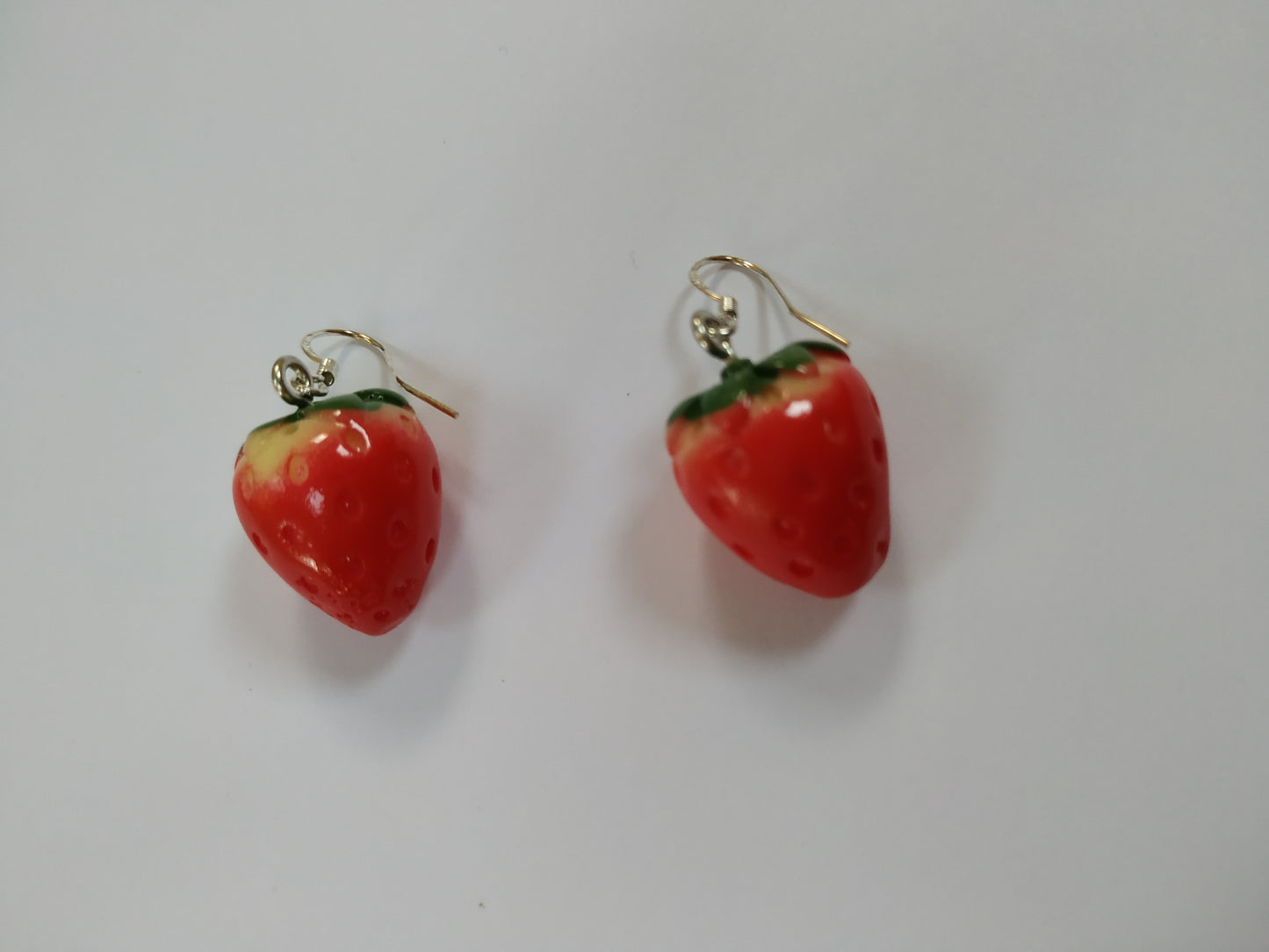 Strawberry  Earrings Stamped S925 Silver Plated Hooks Novelty Earrings Party Promotion Celebrations