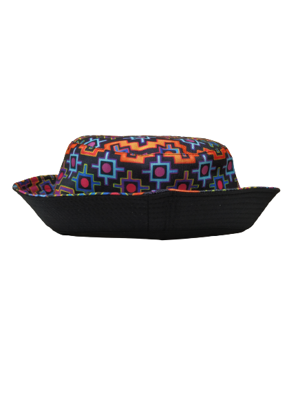 Funky Bucket Hat Reversible Unisex One size 100% Cotton Party Festival Travel Promotion Hat