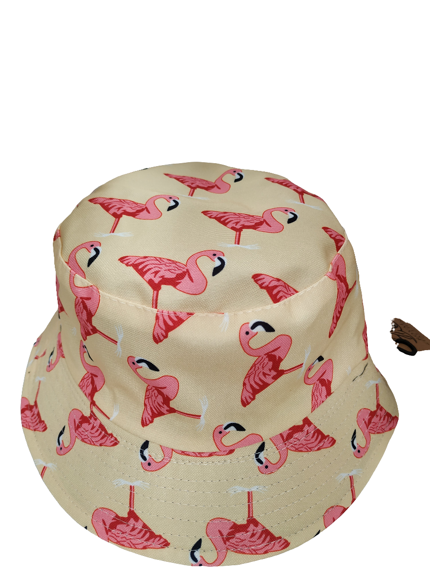 Flamingo Bucket hat reversible Unisex One size