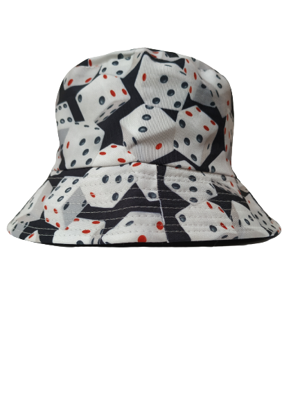 Dice Bucket hat reversible Unisex One Size