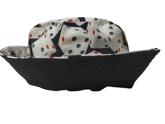 Dice Bucket hat reversible Unisex One Size