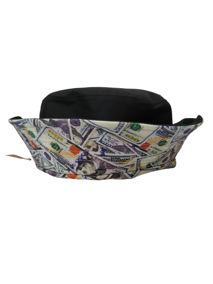 Dollar Bucket Hat Reversible Unisex One size 100% Cotton Party Festival Travel Promotion Hat