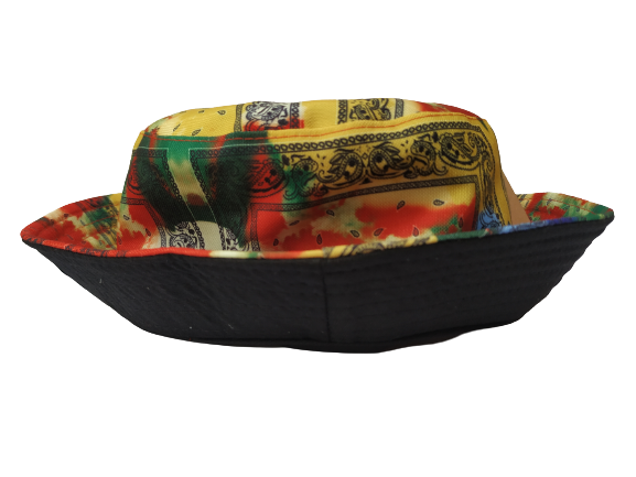 Couture Bucket hat Revisable Unisex One size 100% Cotton Summer Hat Travel Holiday