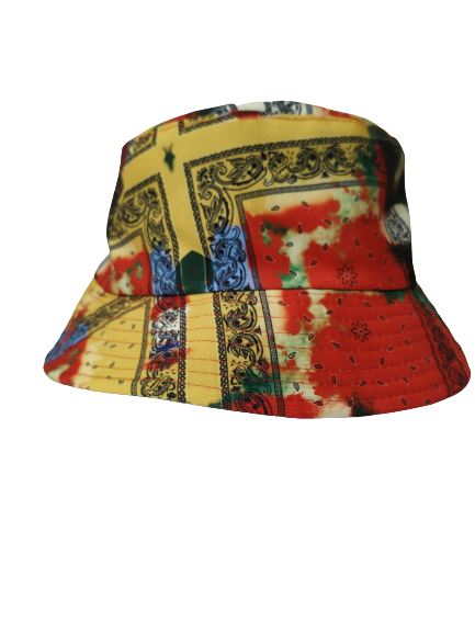 Couture Bucket hat Revisable Unisex One size 100% Cotton Summer Hat Travel Holiday