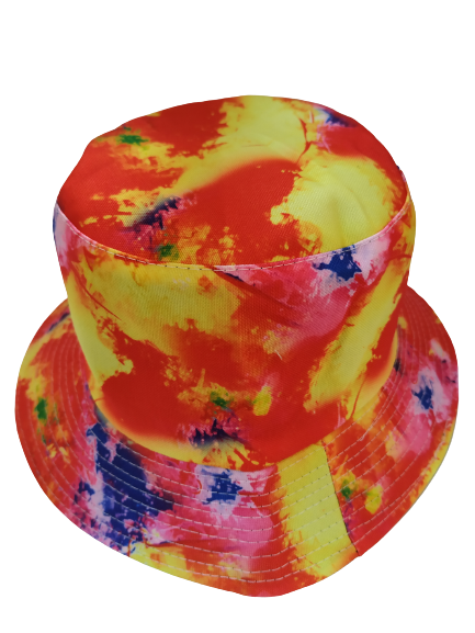 Solar Flare Bucket Hat Reversible Unisex One size 100% Cotton Party Festival Travel Promotion Hat