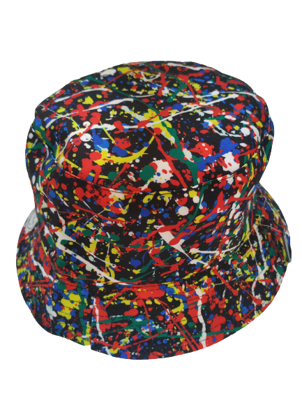 Splash Bucket Hat Reversible Unisex One size 100% Cotton Party Festival Travel Promotion Hat