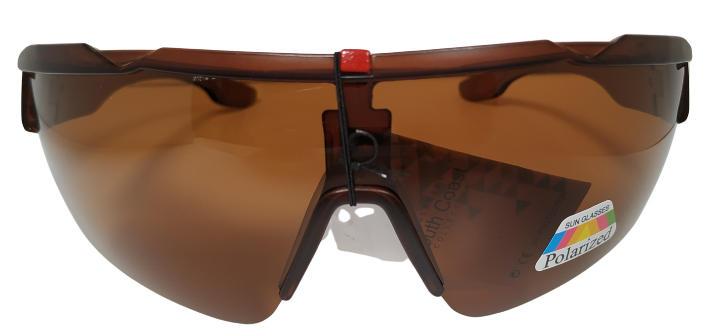 Bike Riding Sunglasses Brown Frame Sports Polarized