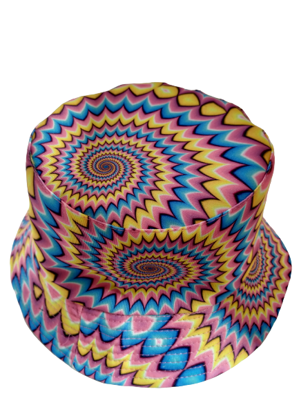 Ziggy Bucket Hat Revisable black Summer Hat 100% Cotton